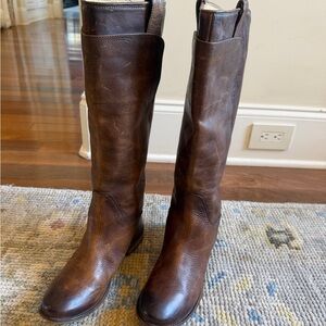 Frye Brown Tall Boots, never worn
